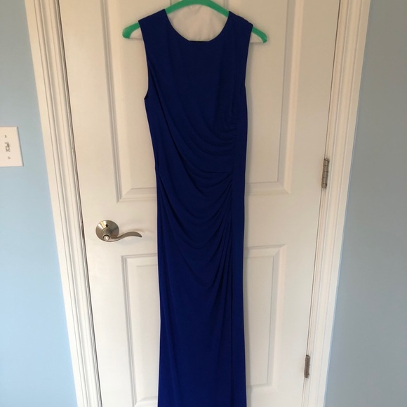 Blue evening gown - Picture 2 of 5